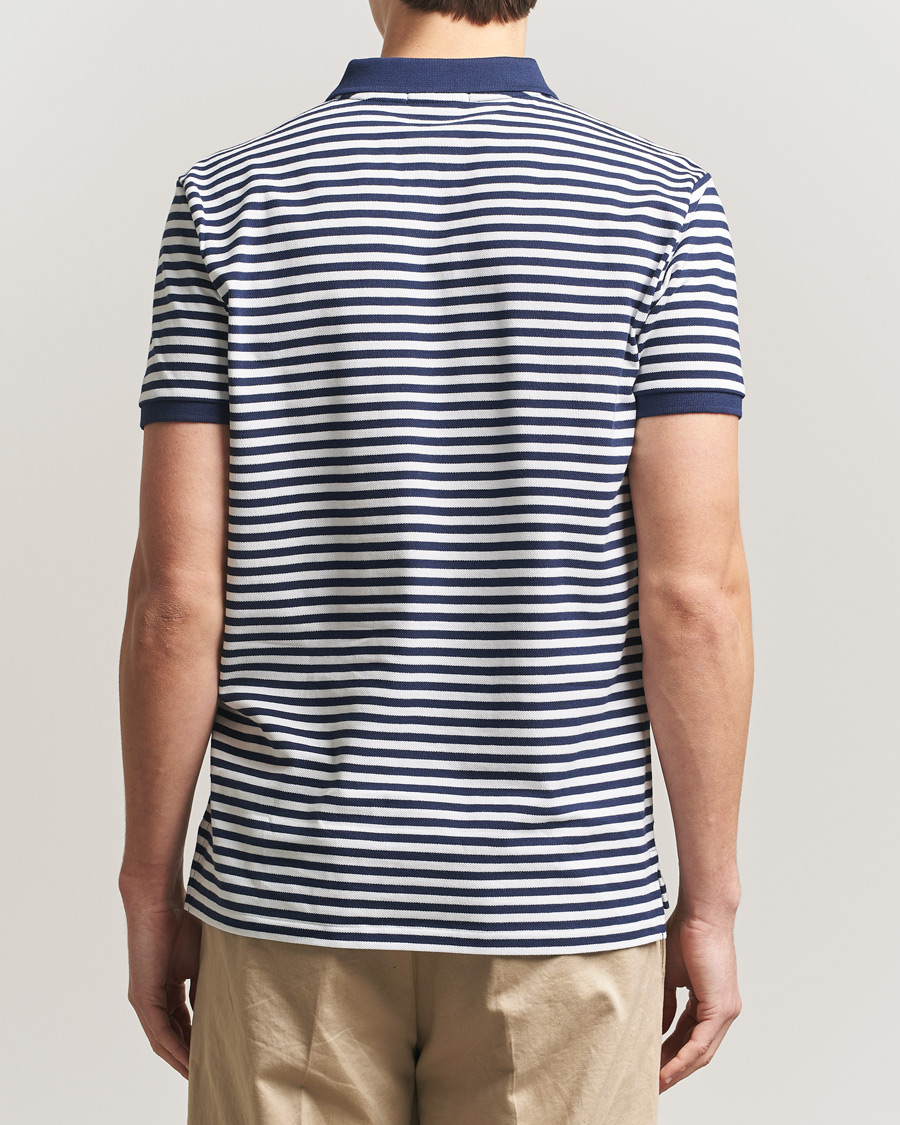 Homme | Polos | Polo Ralph Lauren | Custom Slim Fit Striped Polo Navy/White