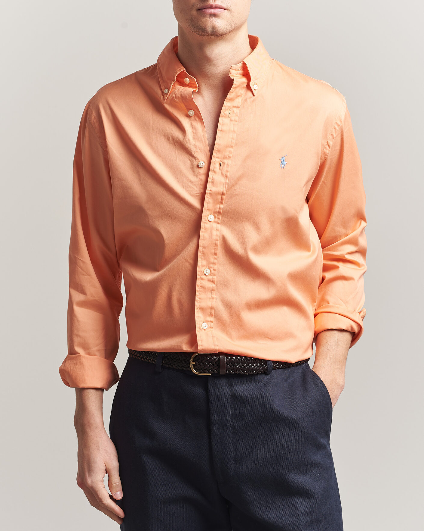 Homme | Chemises | Polo Ralph Lauren | Custom Fit Garment Twill Shirt Poppy