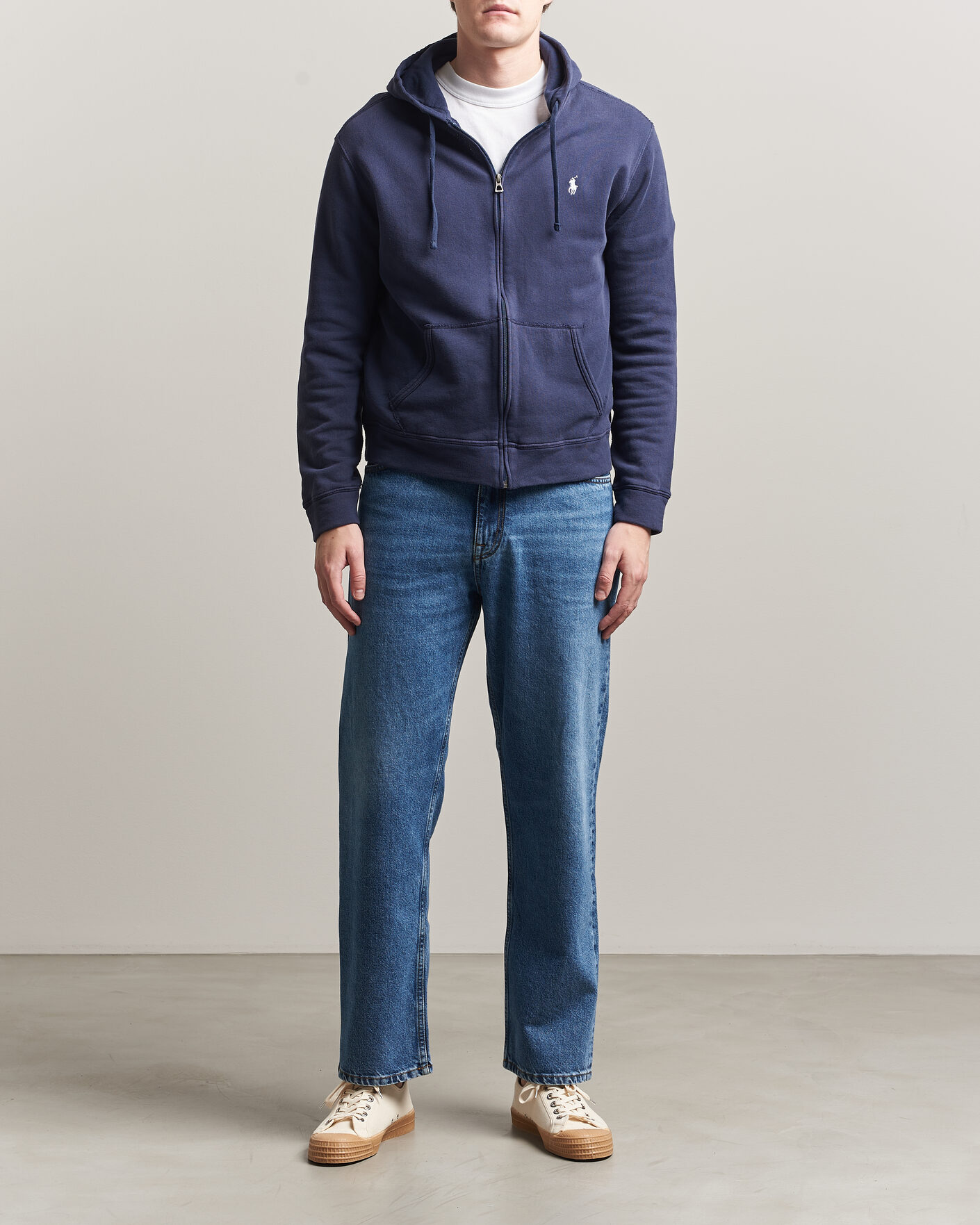 Heren | Truien | Polo Ralph Lauren | Island Terry Full Zip Hoodie Newport Navy