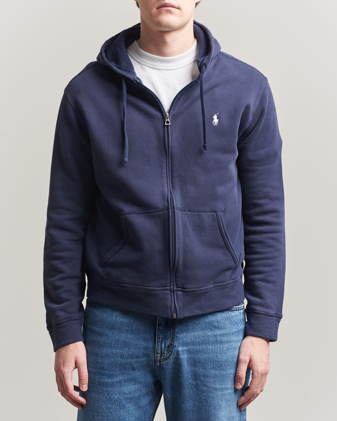 Heren | Truien | Polo Ralph Lauren | Island Terry Full Zip Hoodie Newport Navy