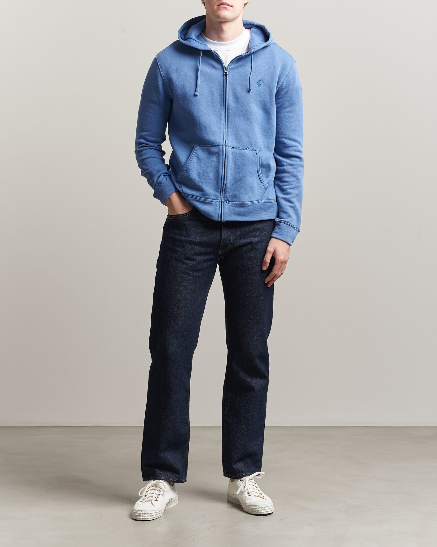 Heren | Truien | Polo Ralph Lauren | Island Terry Full Zip Hoodie Modern Royal