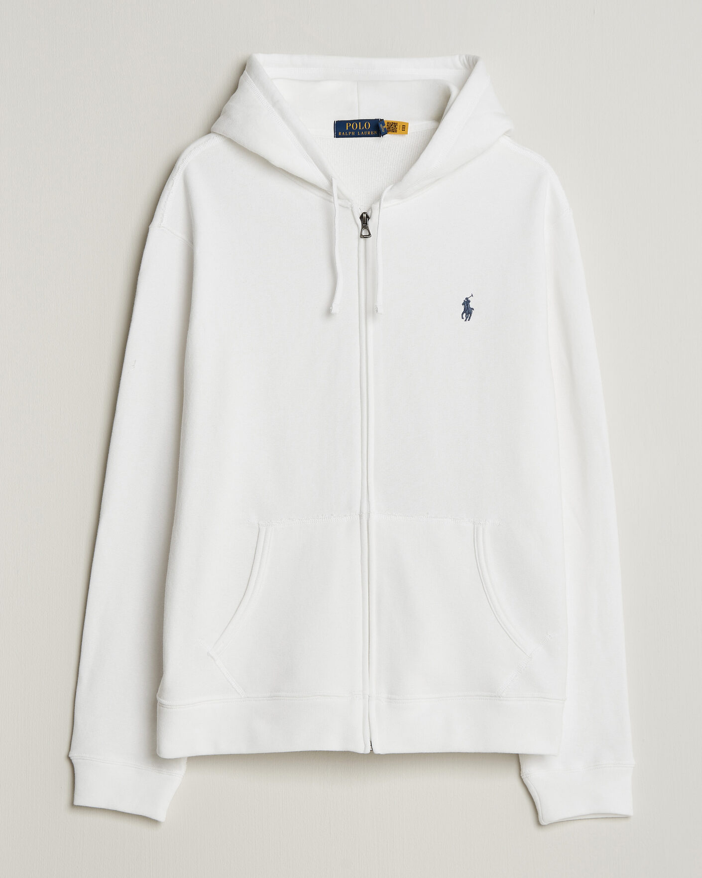 Heren | Truien | Polo Ralph Lauren | Island Terry Full Zip Hoodie White