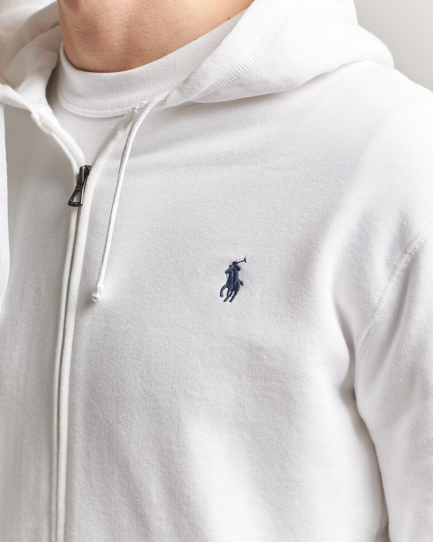 Heren | Truien | Polo Ralph Lauren | Island Terry Full Zip Hoodie White