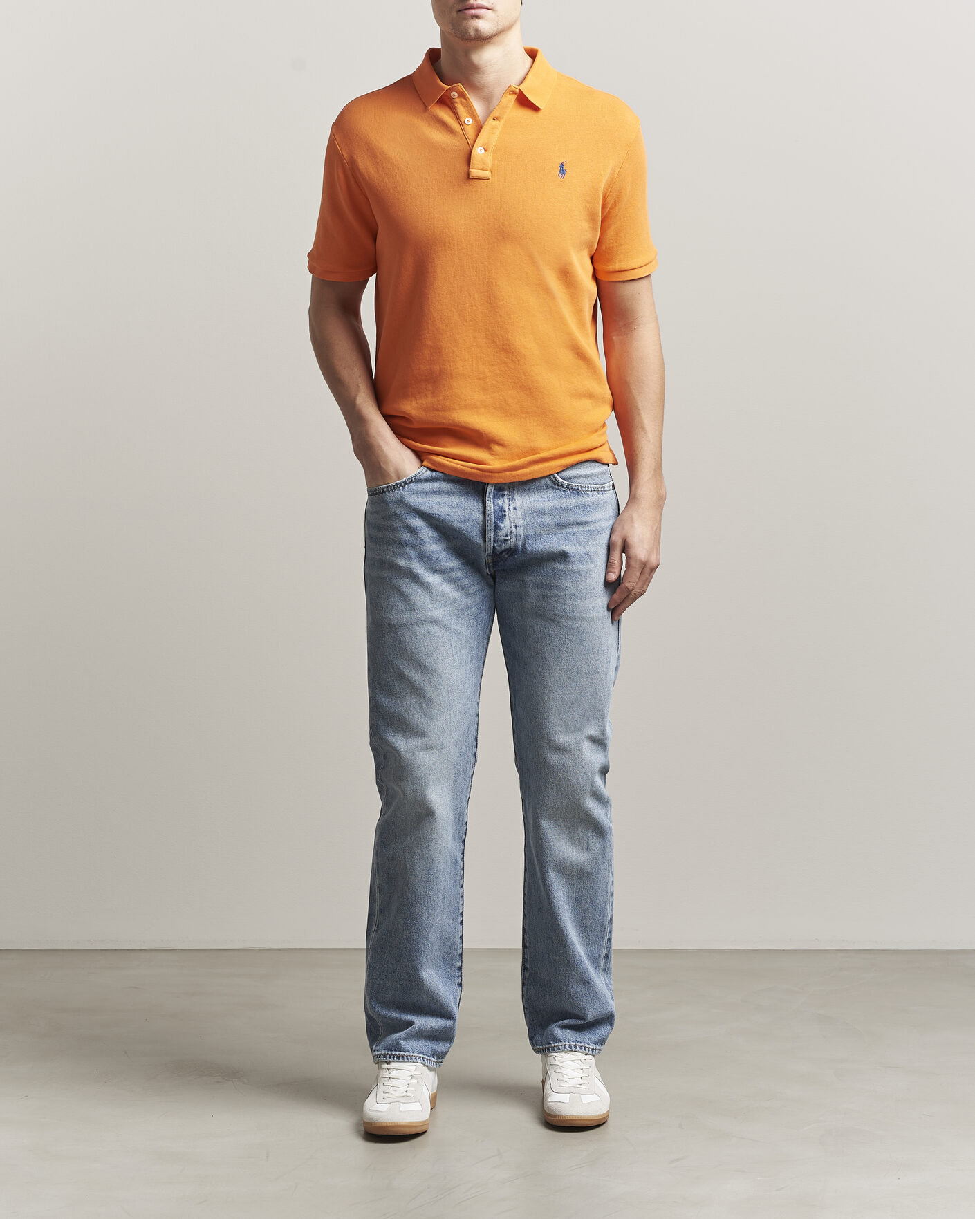 Homme | Polos | Polo Ralph Lauren | Island Terry Polo Resort Orange