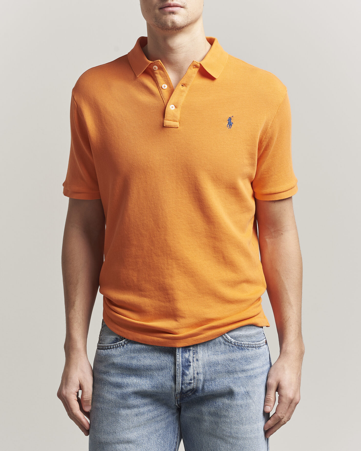 Homme | Polos | Polo Ralph Lauren | Island Terry Polo Resort Orange