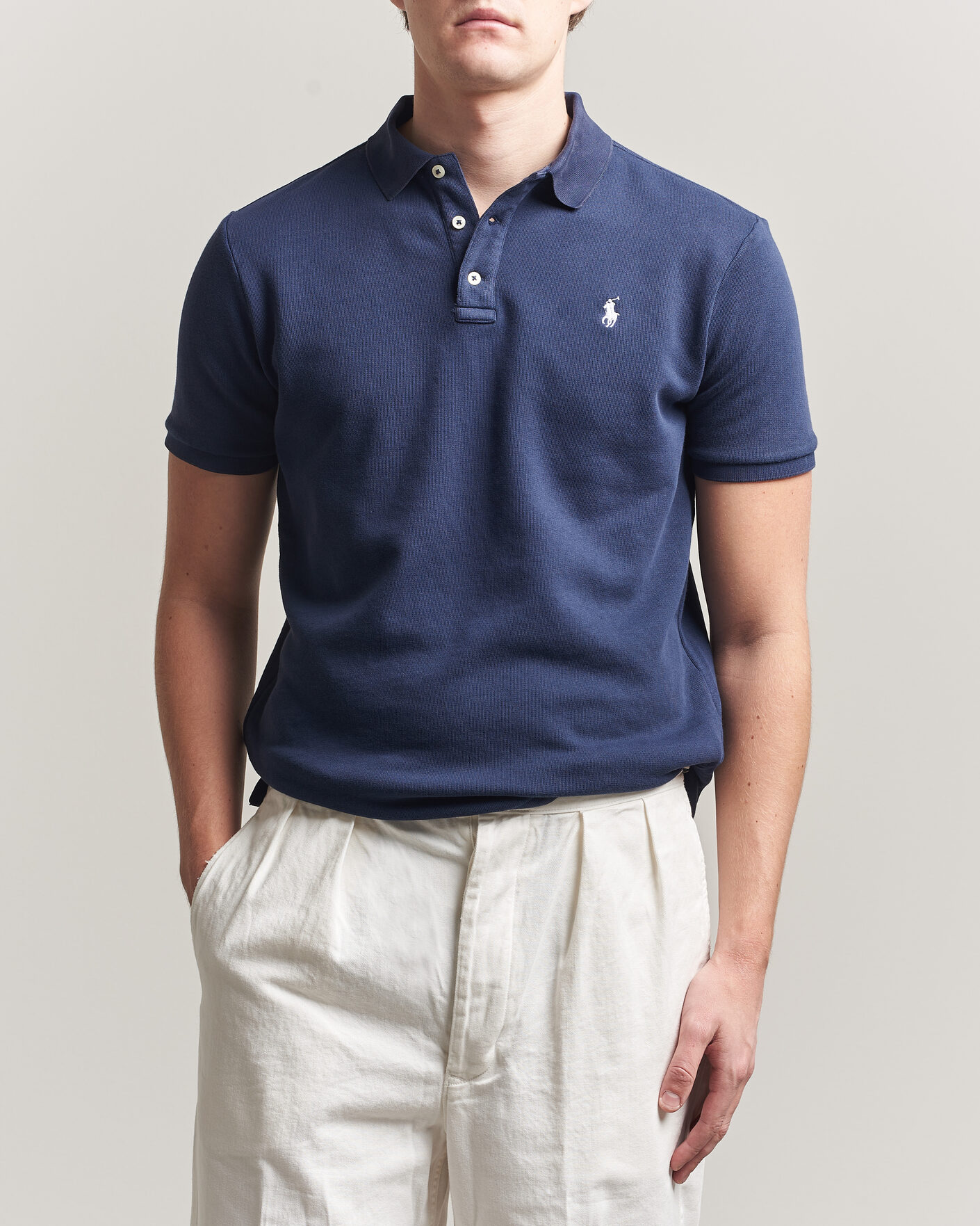 Heren | Polo's | Polo Ralph Lauren | Island Terry Polo Newport Navy