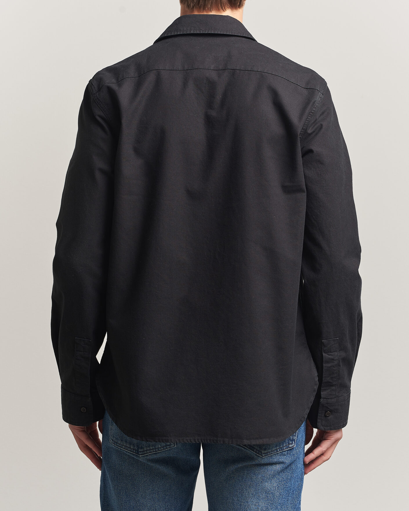 Homme | Chemises | A.P.C. | Safari Cotton/Linen Overshirt Faded Black