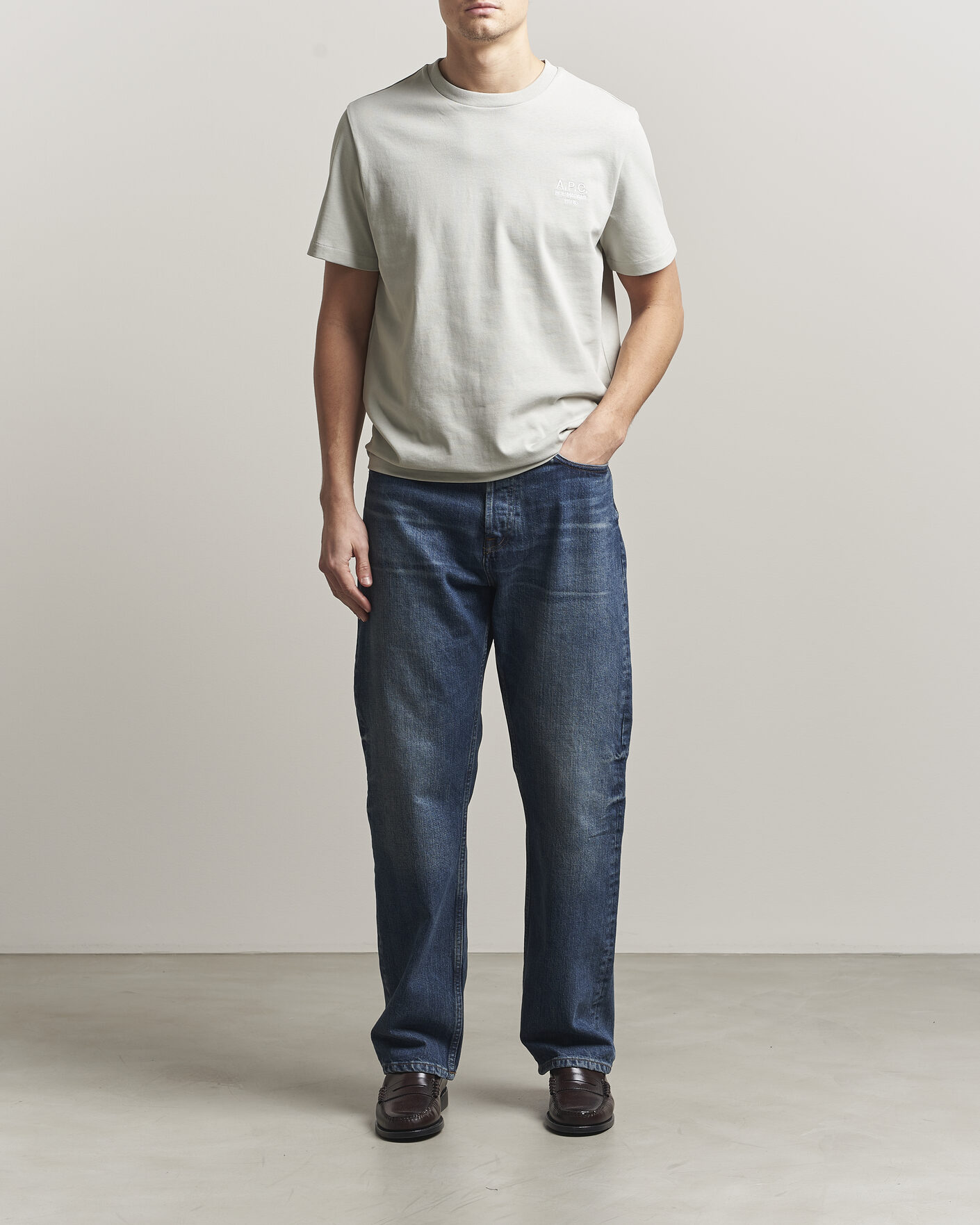 Homme | T-shirts | A.P.C. | Rue Madame T-Shirt Light Green