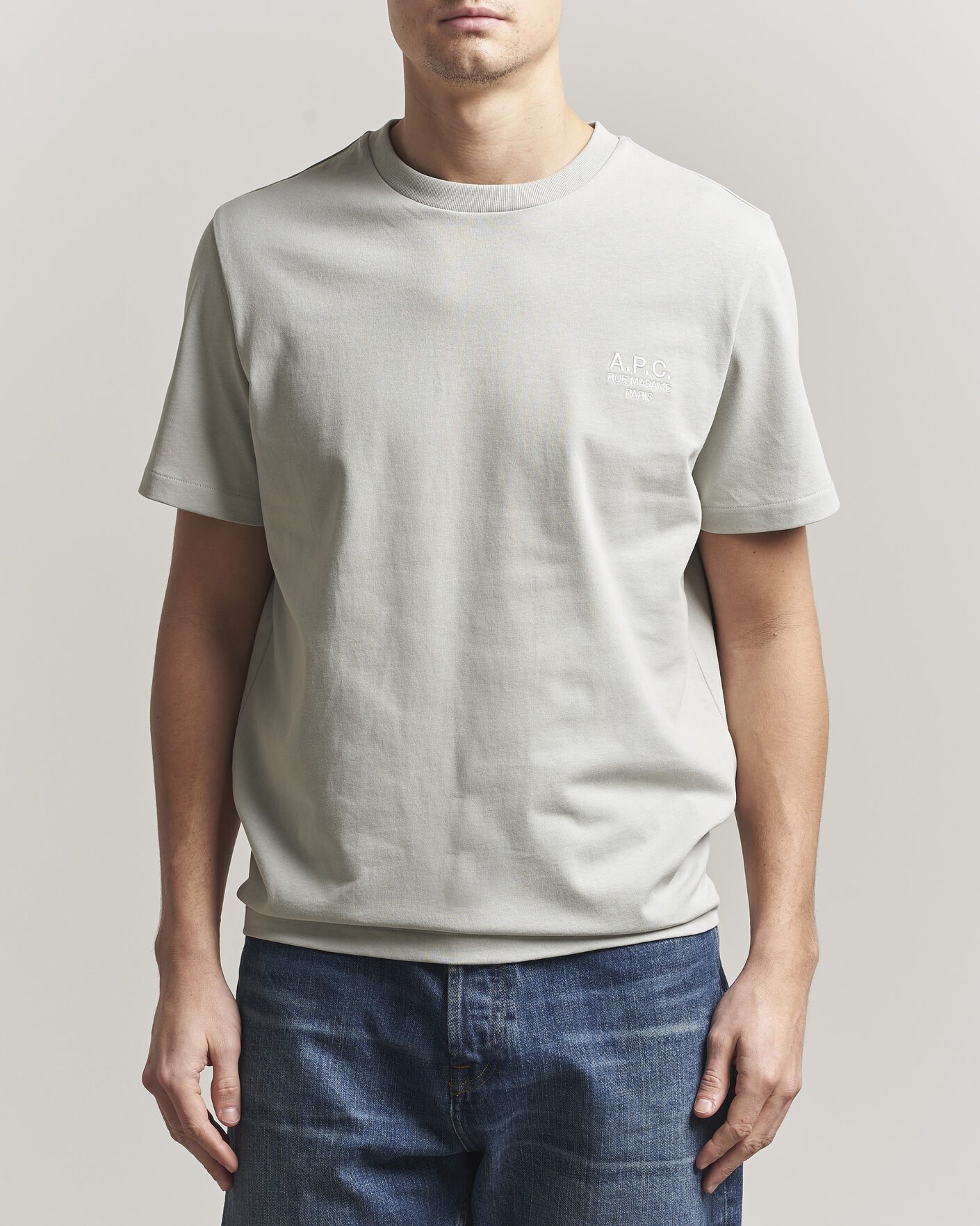 Homme | T-shirts | A.P.C. | Rue Madame T-Shirt Light Green