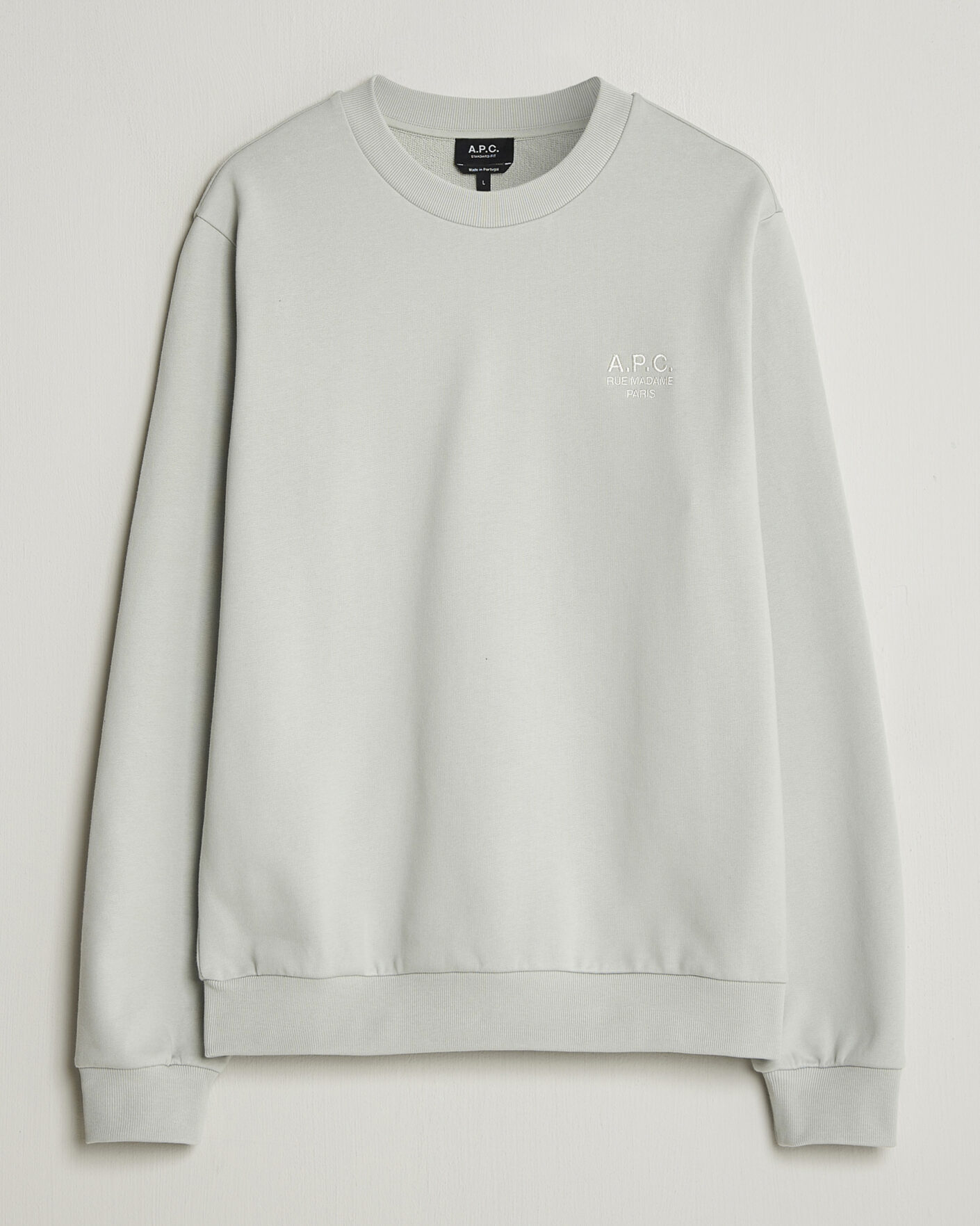 Homme | Pulls Et Tricots | A.P.C. | Rue Madame Sweatshirt Light Green