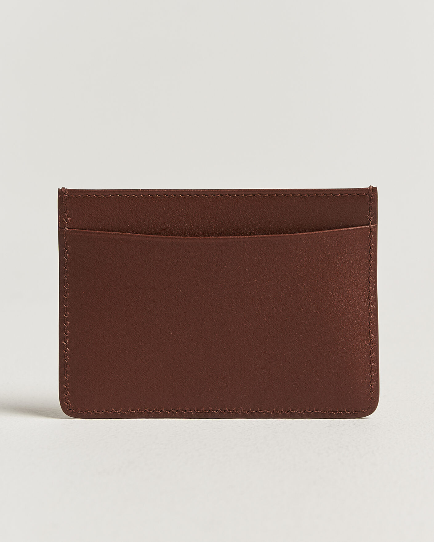 Heren | Portemonnees | A.P.C. | Calf Leather Card Holder Hazelnut