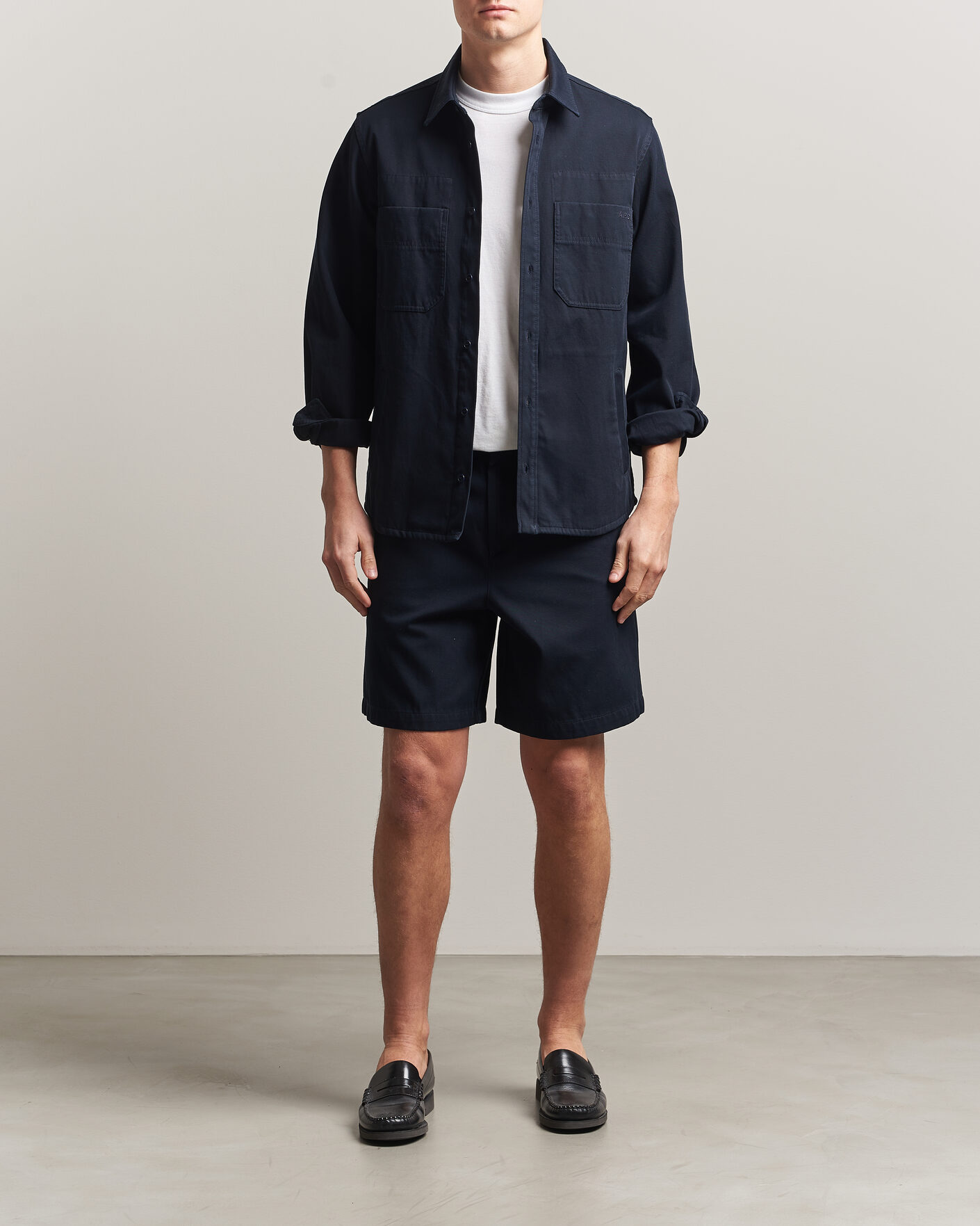Homme | Chemises | A.P.C. | Noah Cotton Overshirt Dark Navy