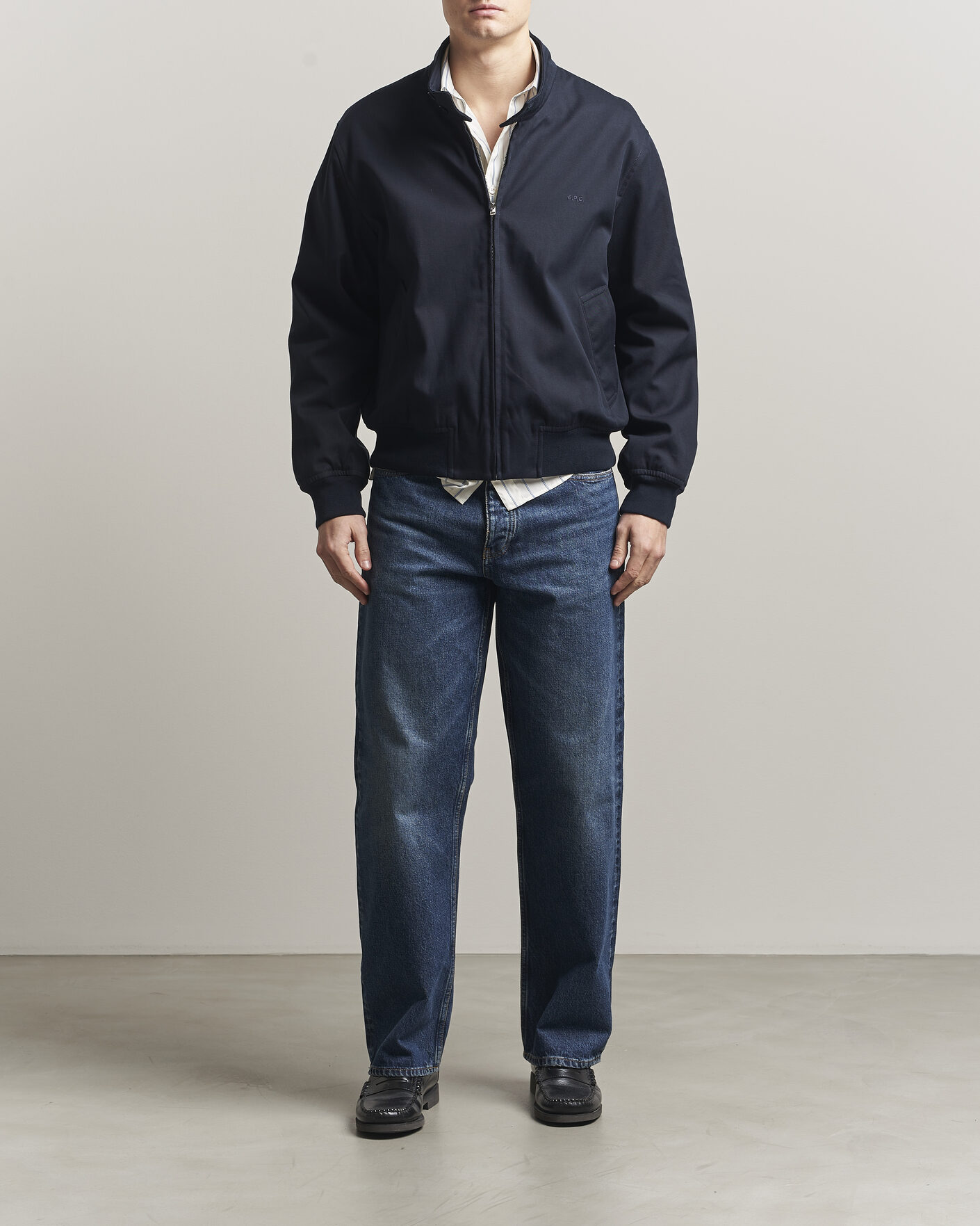 Homme | Manteaux Et Vestes | A.P.C. | Zipped Jacket Dark Navy