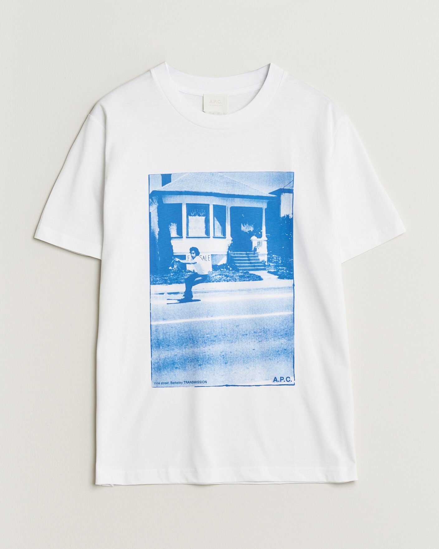 Homme | T-shirts | A.P.C. | Cali Printed T-Shirt Blue