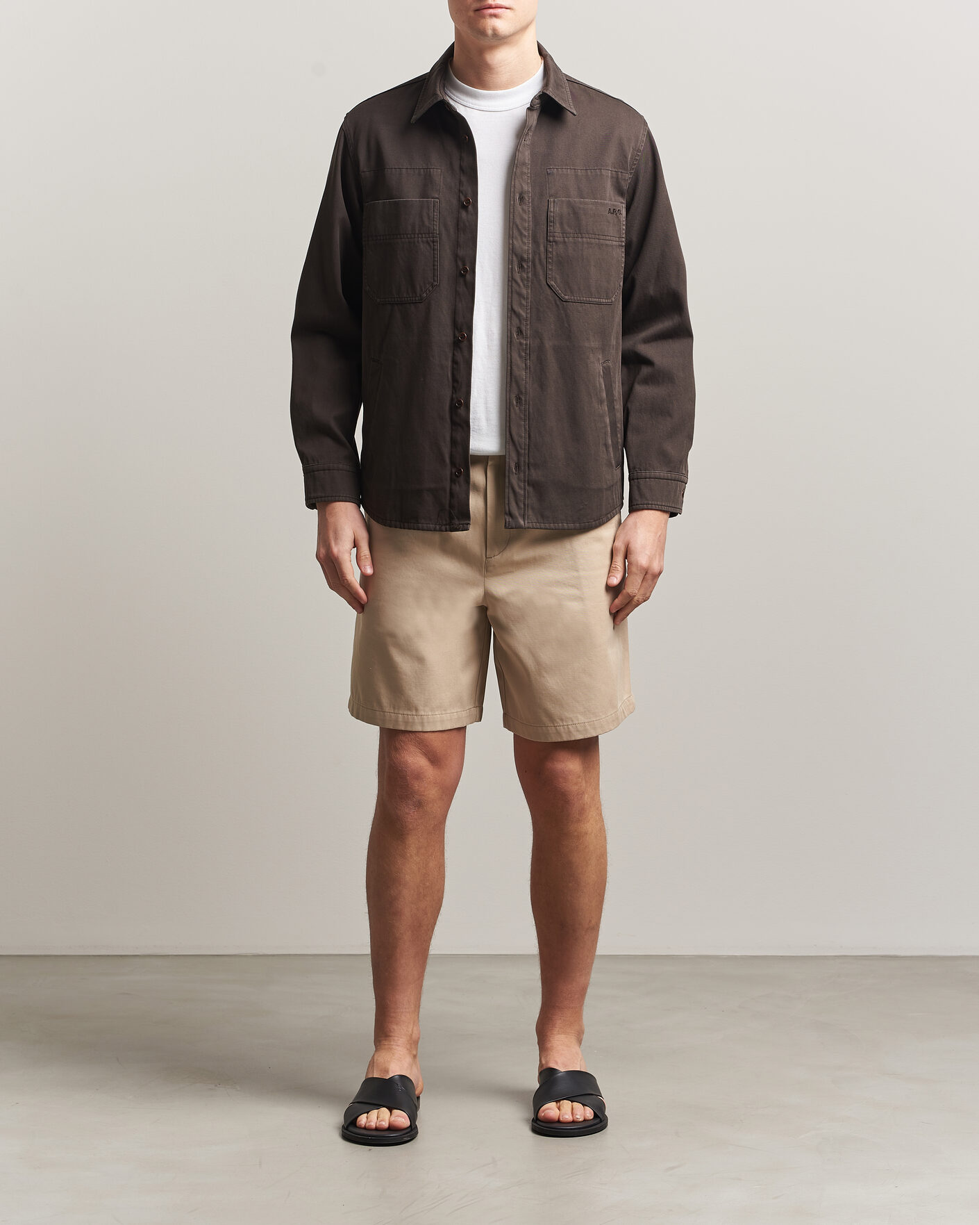 Heren | Korte broek | A.P.C. | Otis Cotton Chino Shorts Beige