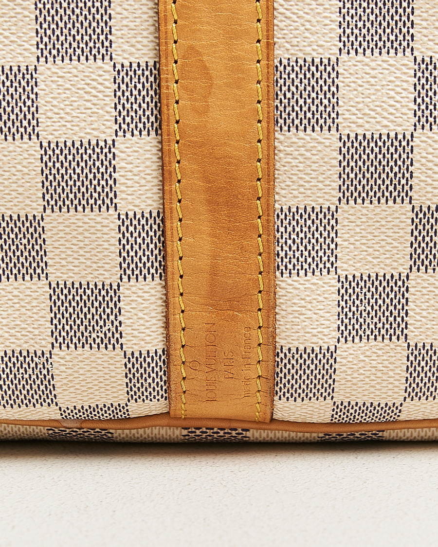 Heren | Pre-Owned & Vintage Bags | Louis Vuitton Pre-Owned | Keepall Bandouliére Damier Azur