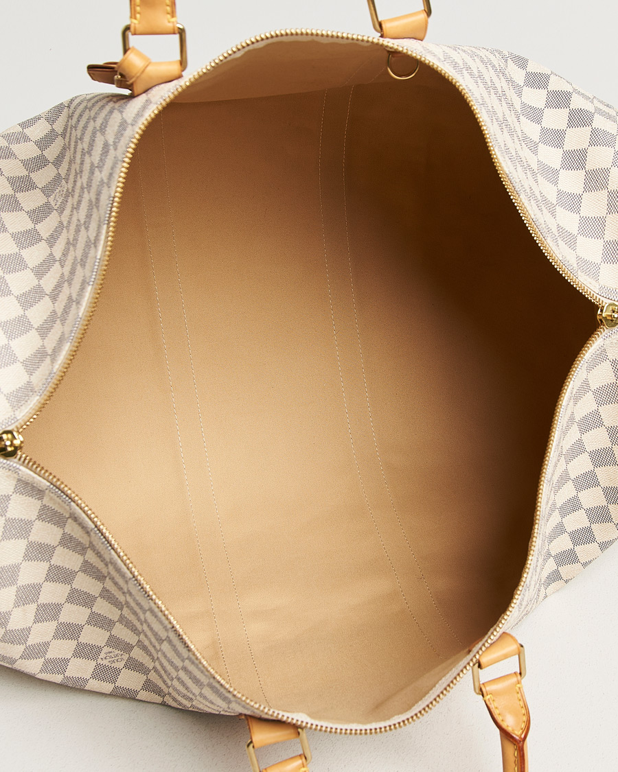 Heren | Pre-Owned & Vintage Bags | Louis Vuitton Pre-Owned | Keepall Bandouliére Damier Azur