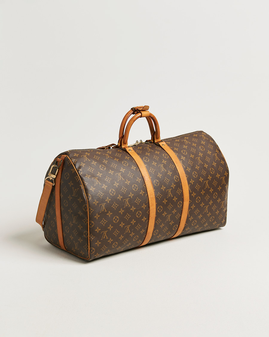 Heren | Pre-Owned & Vintage Bags | Louis Vuitton Pre-Owned | Keepall Bandouliére 55 Monogram