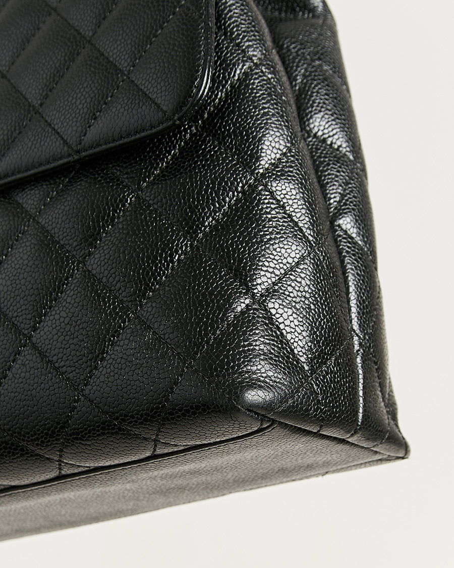 Heren | Pre-Owned & Vintage Bags | Chanel Pre-Owned | Kelly Top Handle Bag Caviar Black