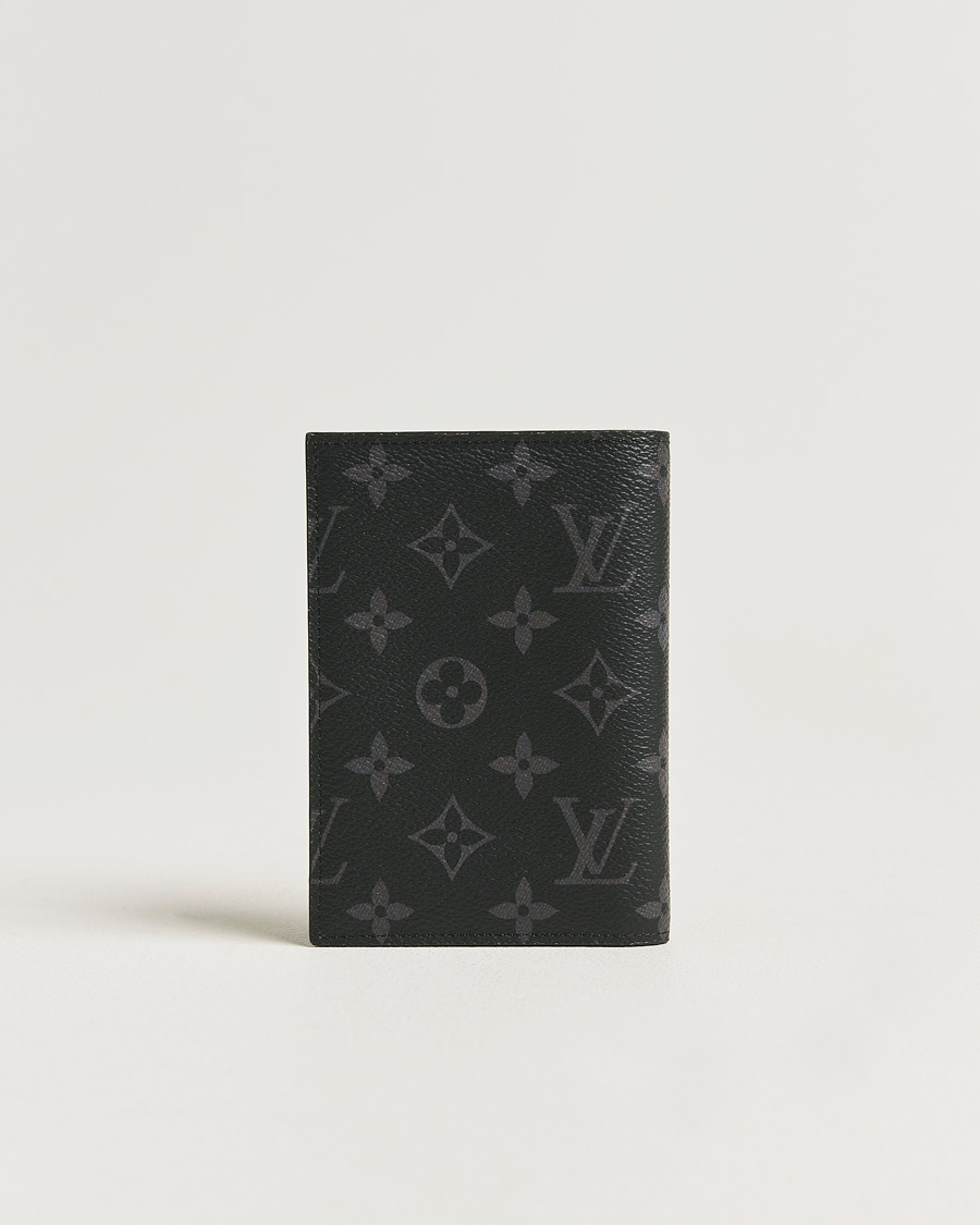 Homme | Pre-Owned & Vintage Bags | Louis Vuitton Pre-Owned | Passport Cover Monogram Eclipse