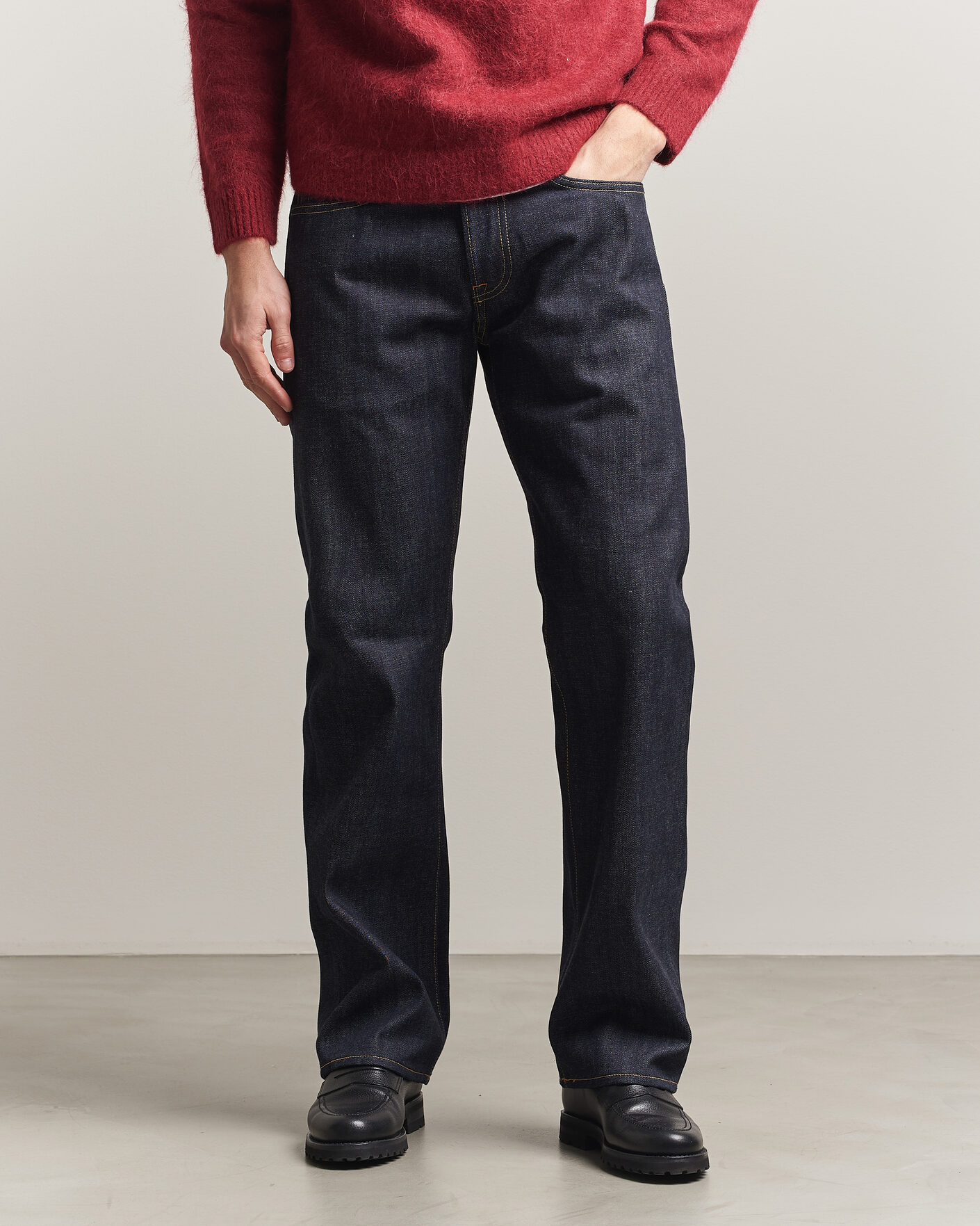 Homme | Jeans | EDWIN | No.47 Regular Straight Selvage Jeans Unwashed
