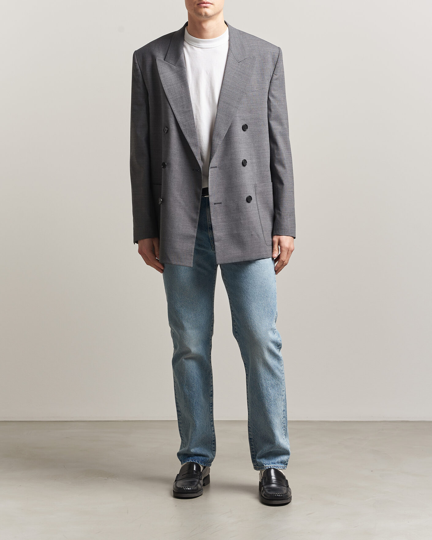 Heren | Broeken | EDWIN | Regular Straight Jeans Used Light Blue