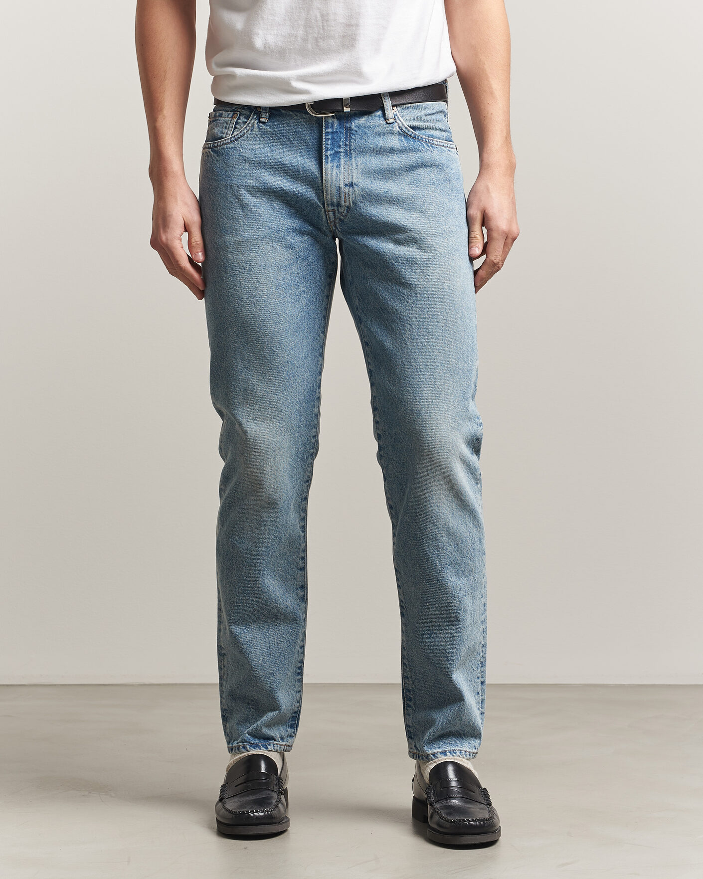Homme | Jeans | EDWIN | Regular Tapered Jeans Used Light Blue