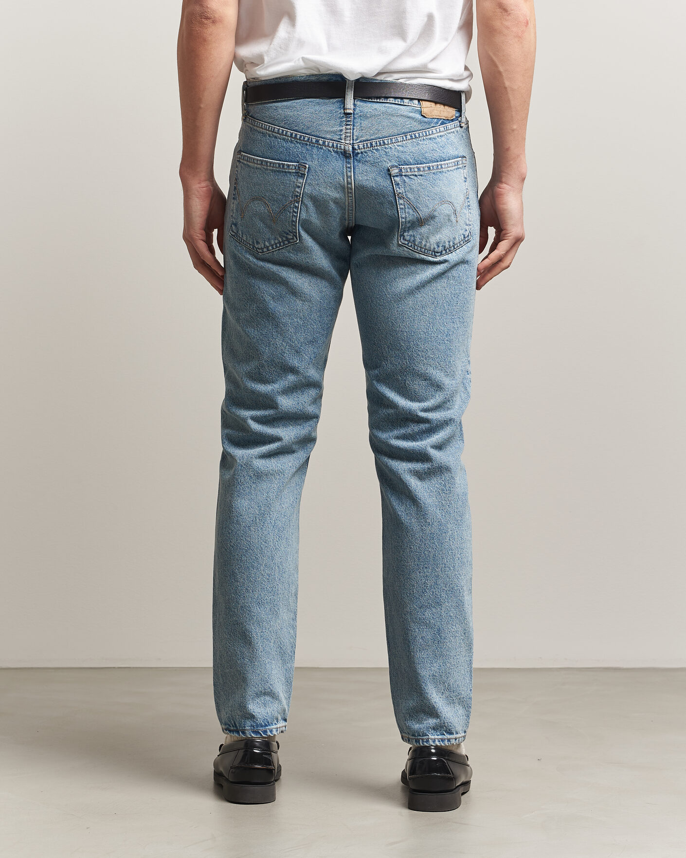 Heren | Broeken | EDWIN | Regular Tapered Jeans Used Light Blue