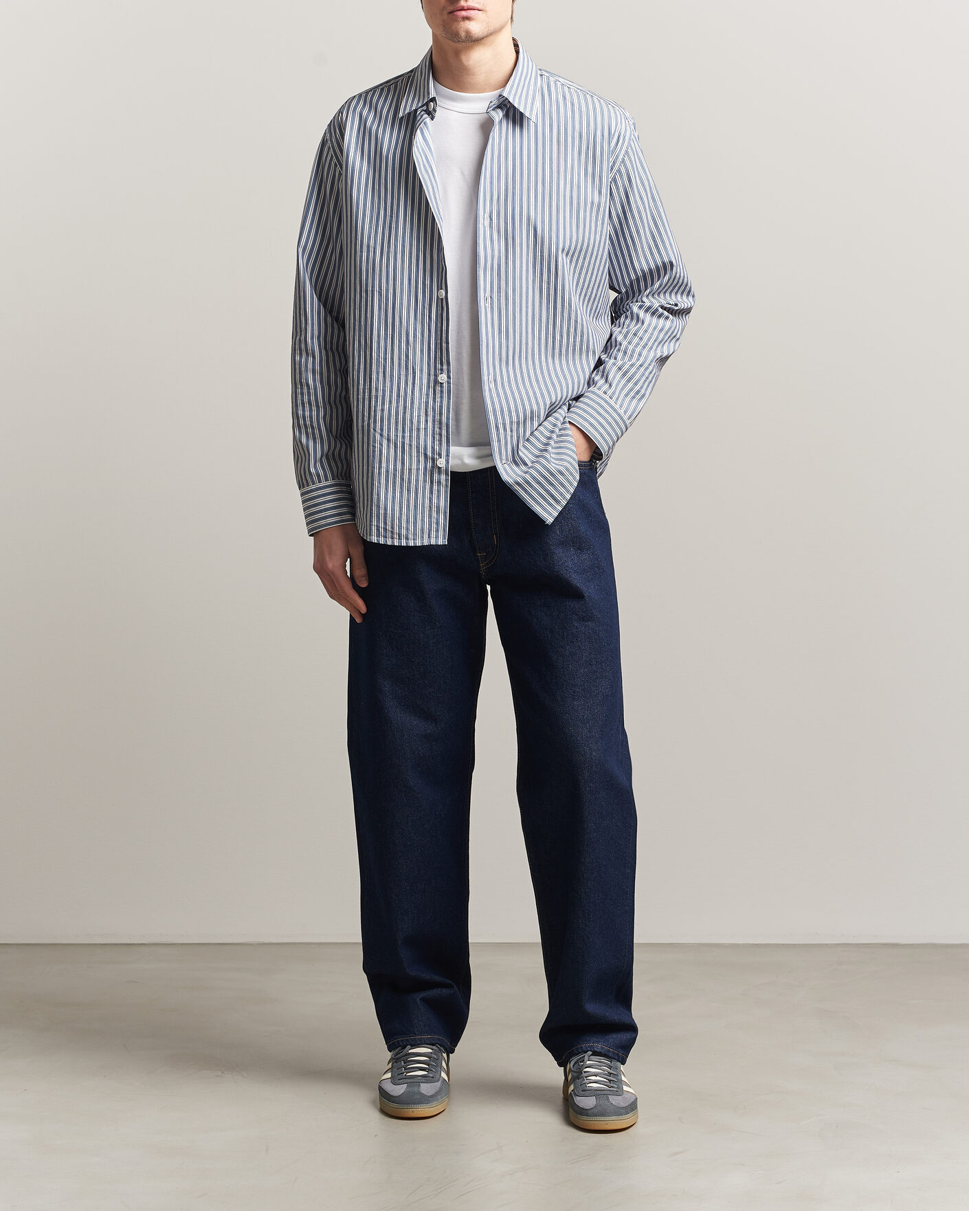 Heren | Jeans | EDWIN | Loose Straight Jeans Blue Rinsed