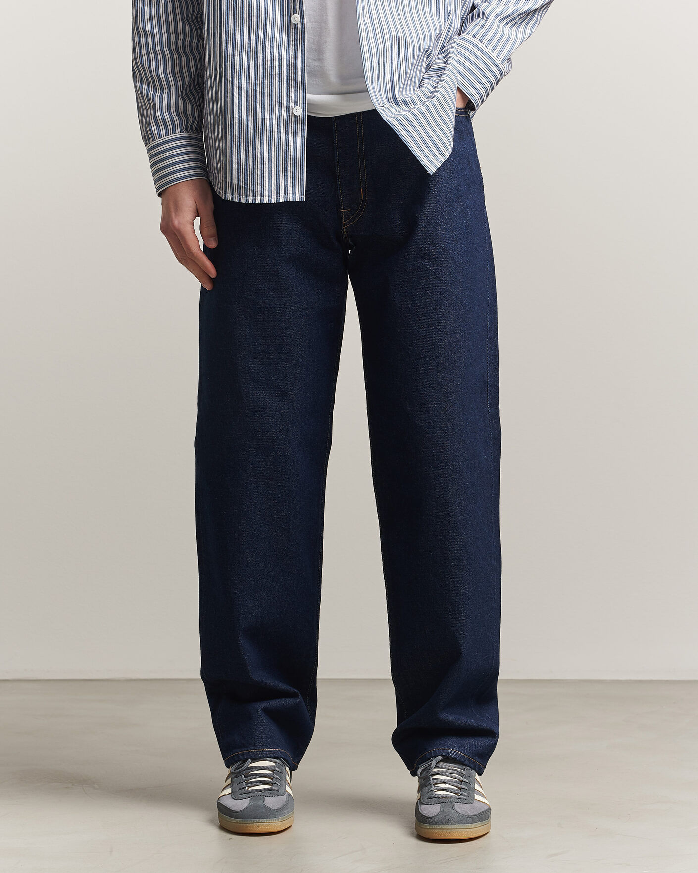 Heren | Jeans | EDWIN | Loose Straight Jeans Blue Rinsed