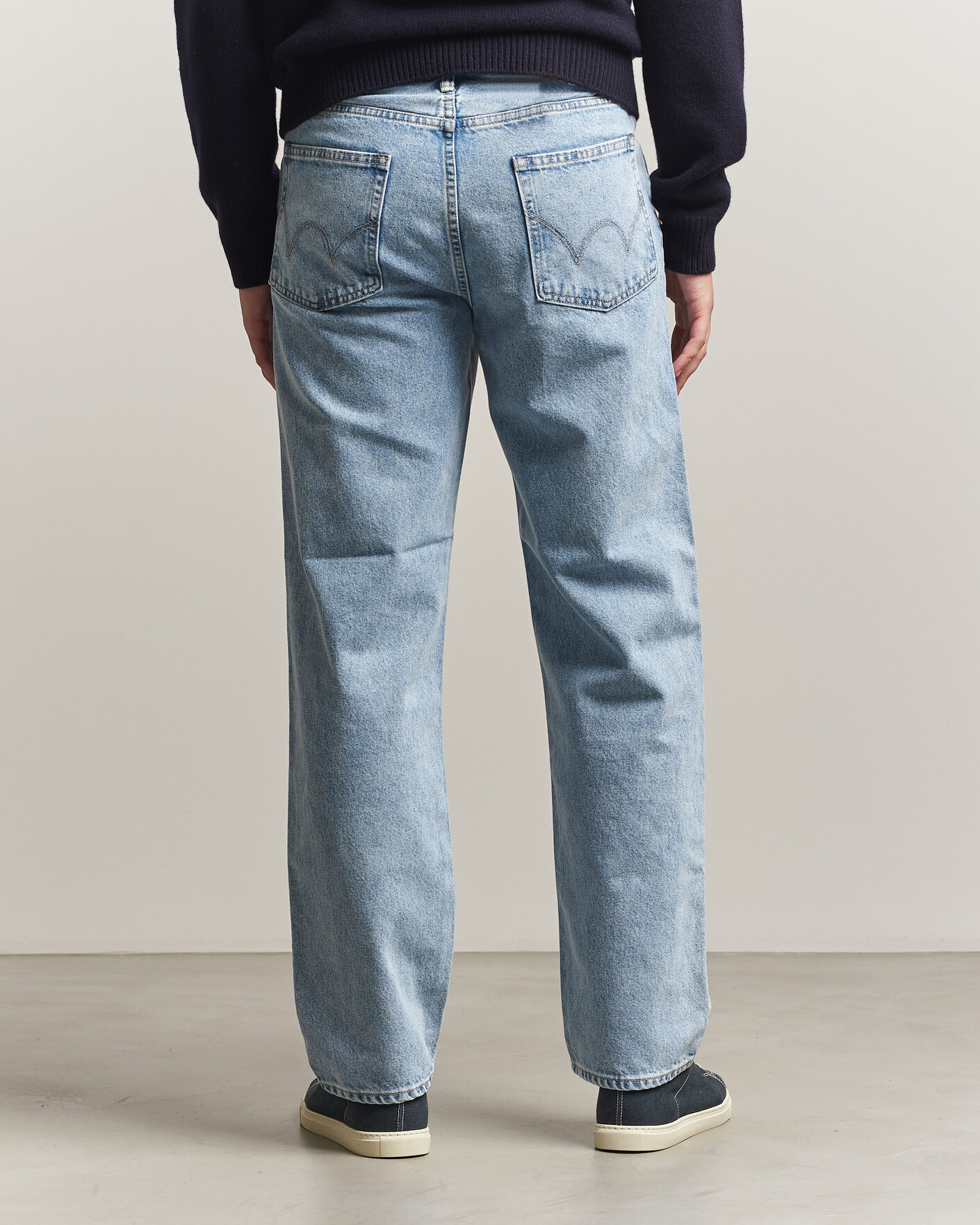 Heren | Jeans | EDWIN | Loose Straight Jeans Used Light Blue