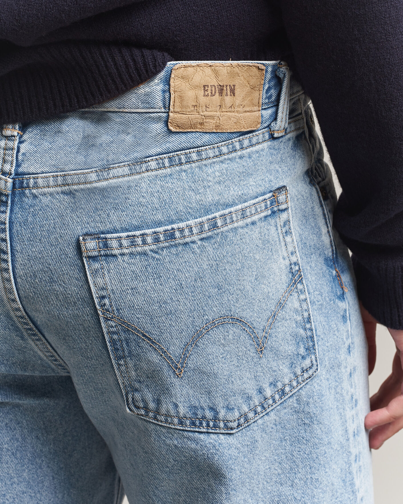 Heren | Jeans | EDWIN | Loose Straight Jeans Used Light Blue