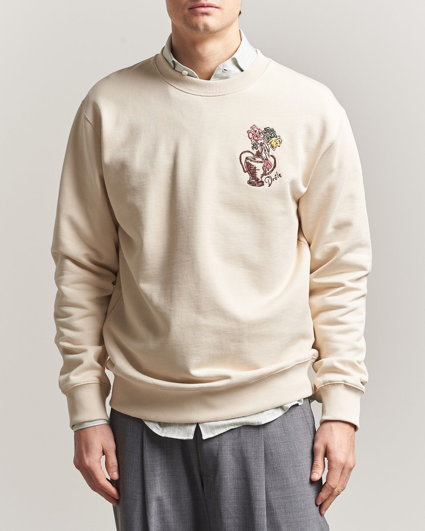 Homme | Pulls Et Tricots | Drôle de Monsieur | Vase Havana Sweatshirt Sand