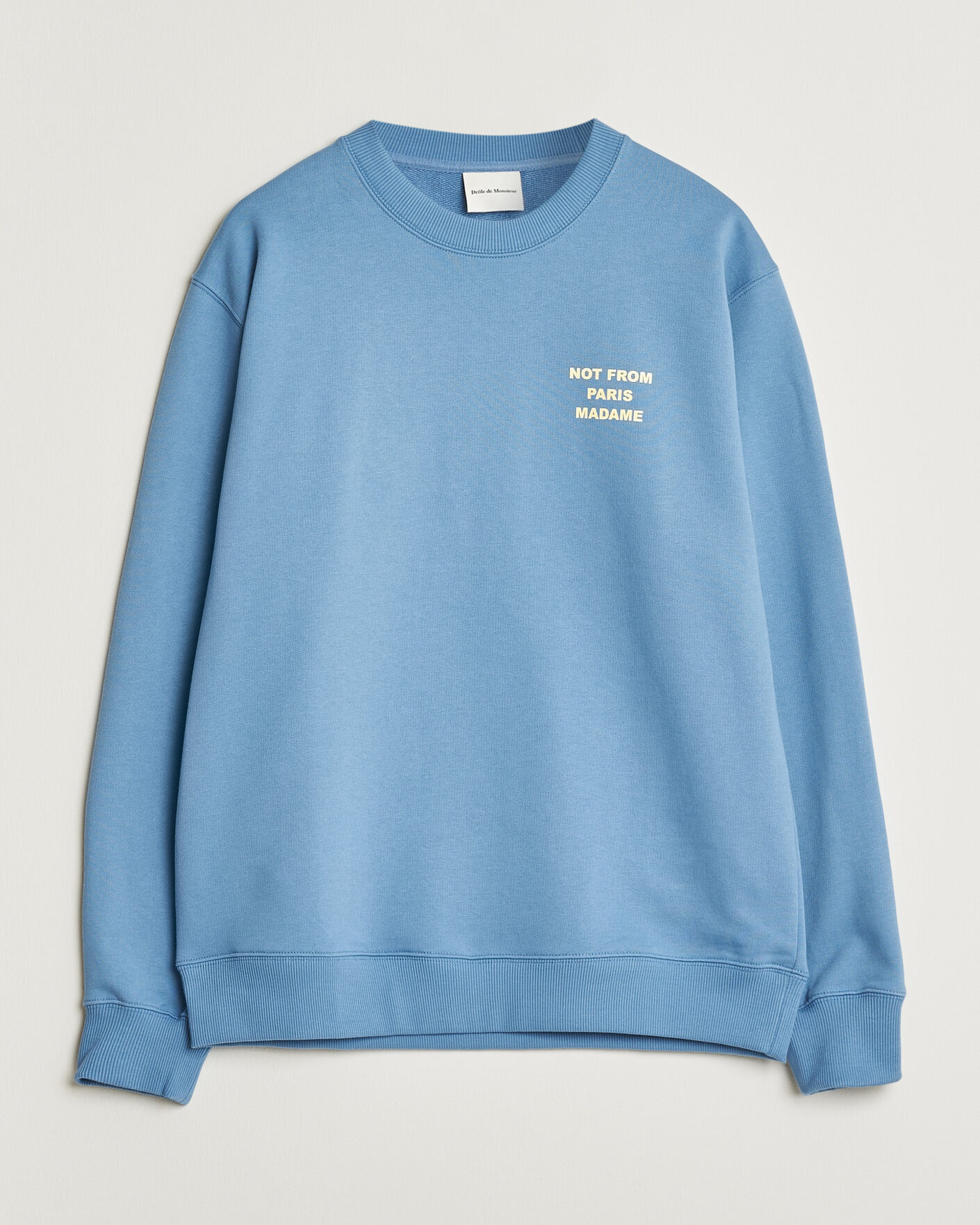 Heren | Truien | Drôle de Monsieur | Slogan Sweatshirt Atlantic Blue
