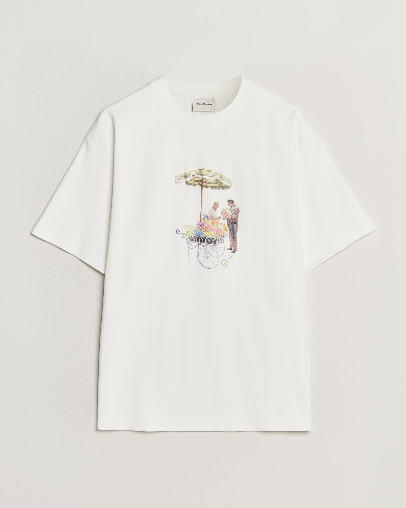Homme | T-shirts | Drôle de Monsieur | Fleuriste T-Shirt Off White