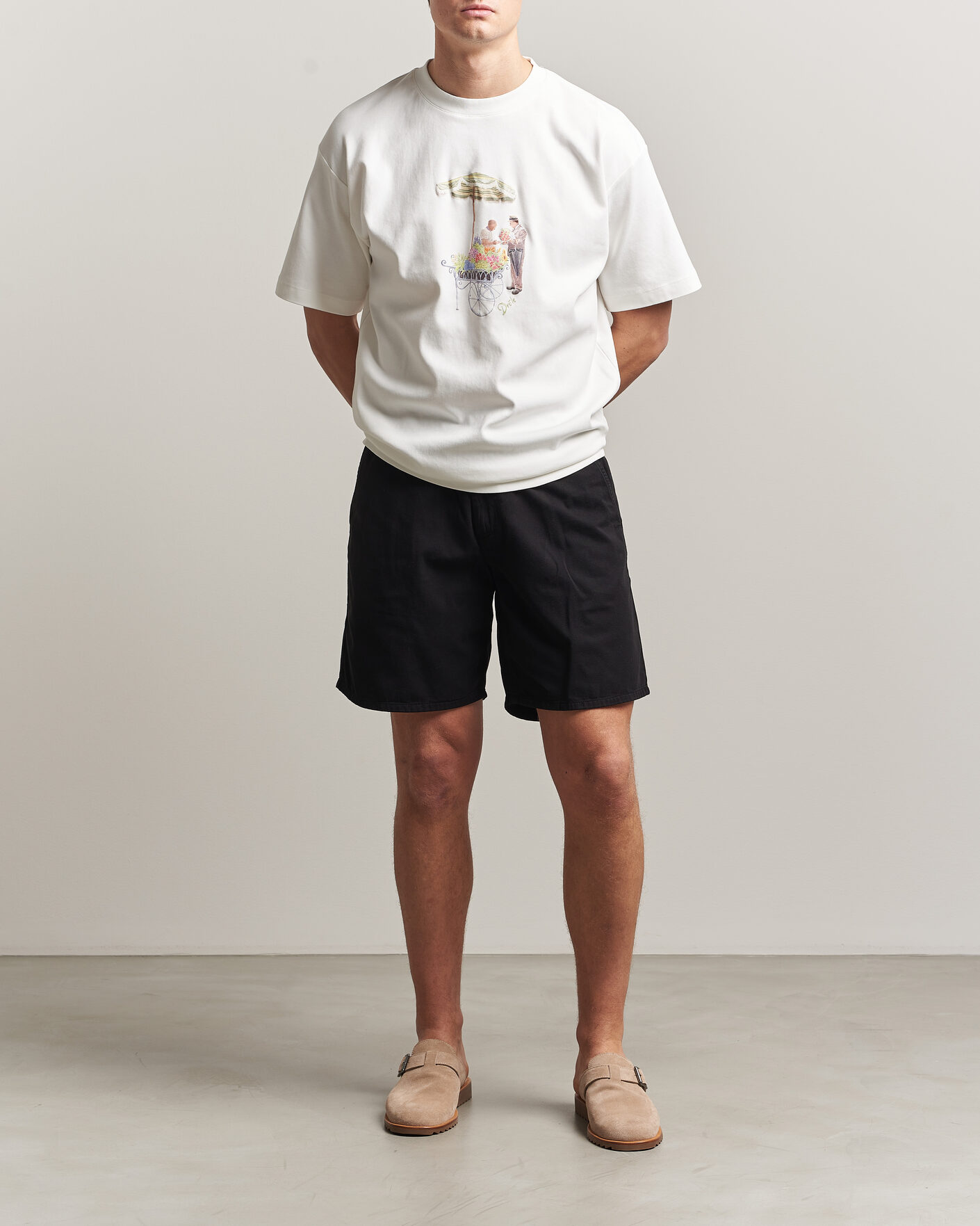 Homme | T-shirts | Drôle de Monsieur | Fleuriste T-Shirt Off White