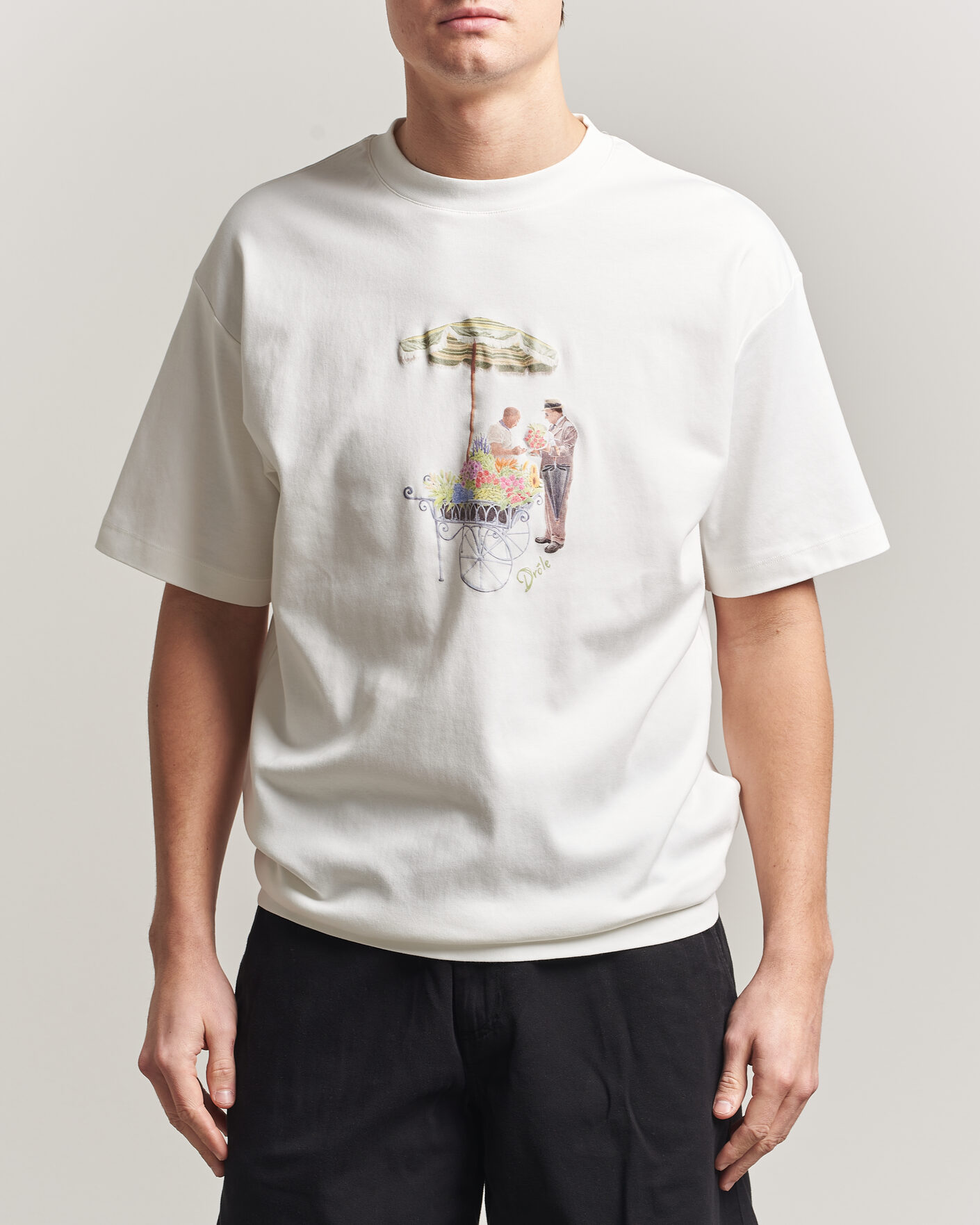 Homme | T-shirts | Drôle de Monsieur | Fleuriste T-Shirt Off White
