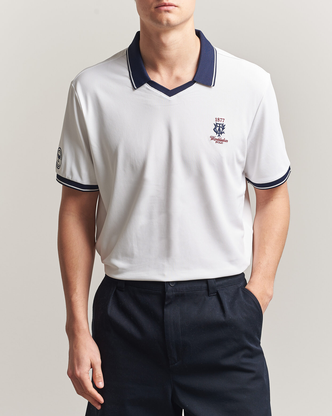 Homme | Polos | Polo Ralph Lauren | Knitted Performance Polo Ceramic White