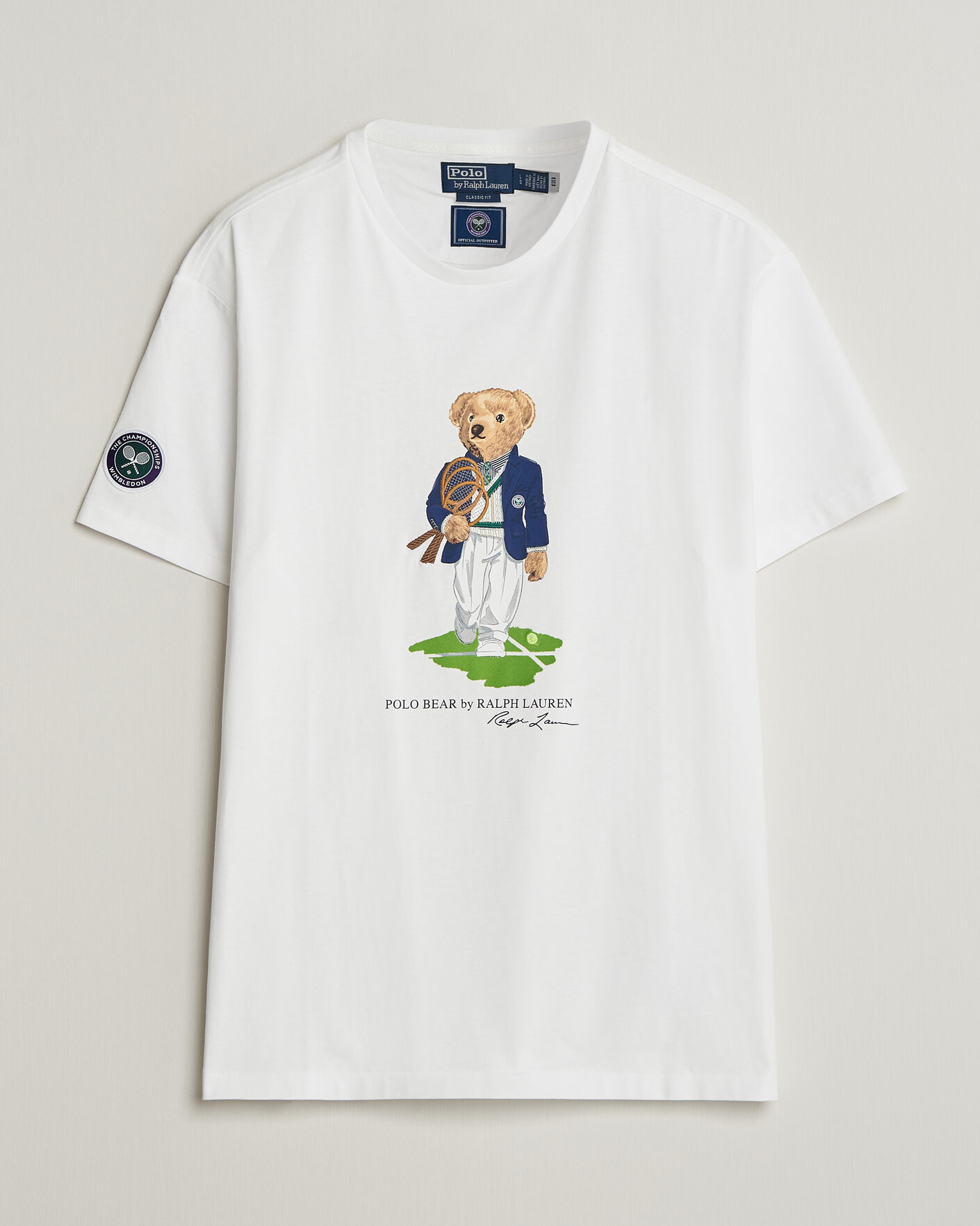 Heren | T-shirts | Polo Ralph Lauren | Wimbledon Bear Tee White