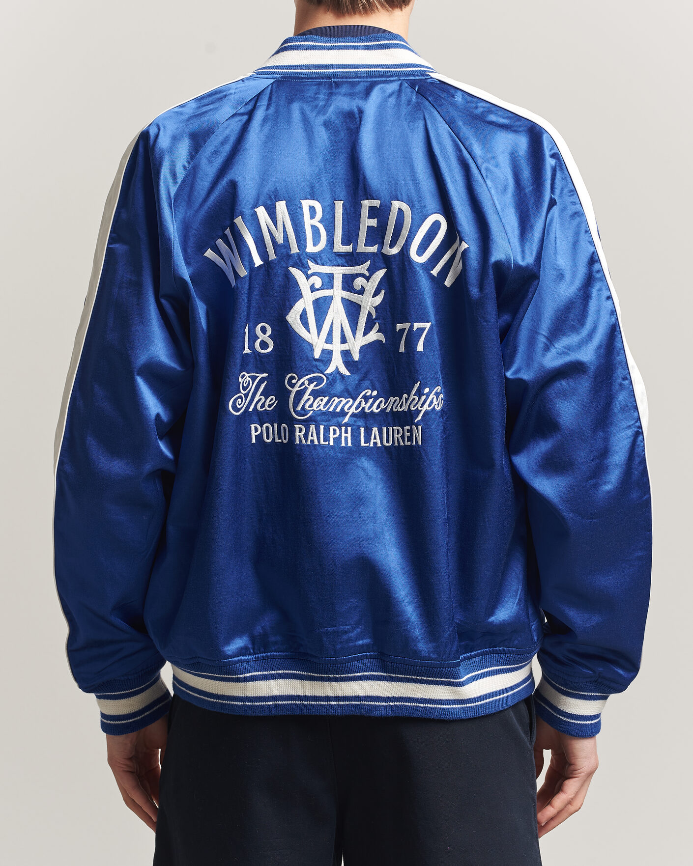 Homme | Manteaux Et Vestes | Polo Ralph Lauren | Championship Bomber Jacket Graphic Royal/White