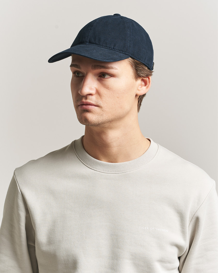 Homme | Bobs Et Casquettes | Tiger of Sweden | Hent Washed Cap Light Ink