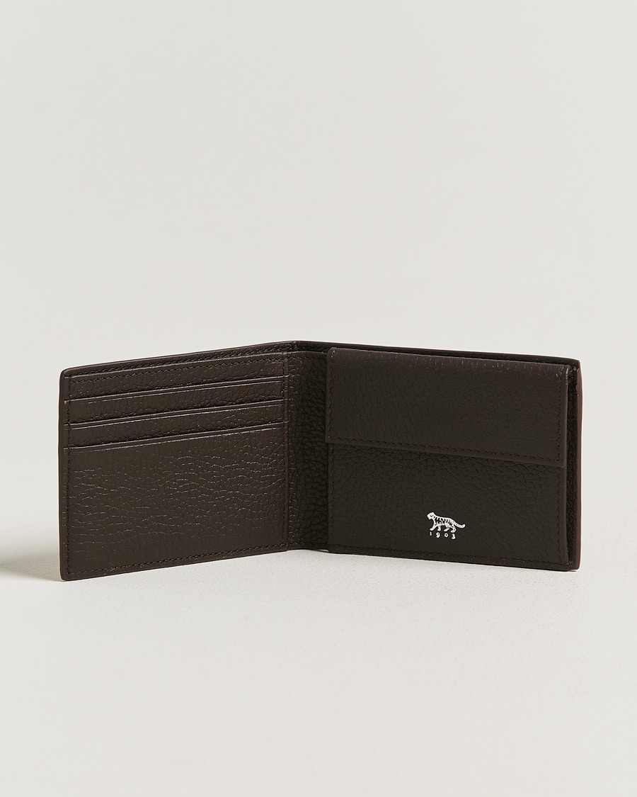 Heren | Portemonnees | Tiger of Sweden | Wivallius Leather Wallet Dark Brown