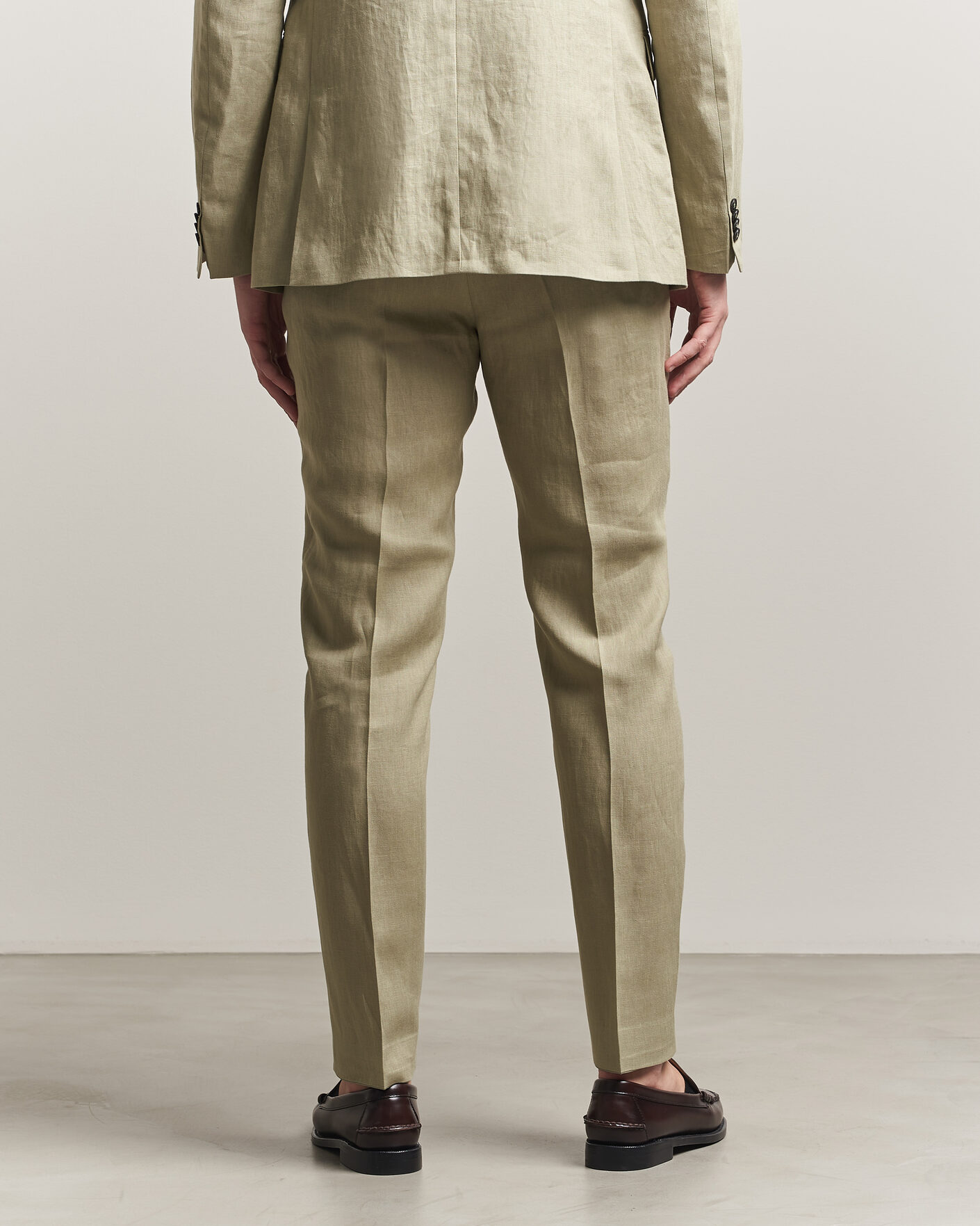 Heren | Broeken | Tiger of Sweden | Tenuta Linen Suit Trousers Mole