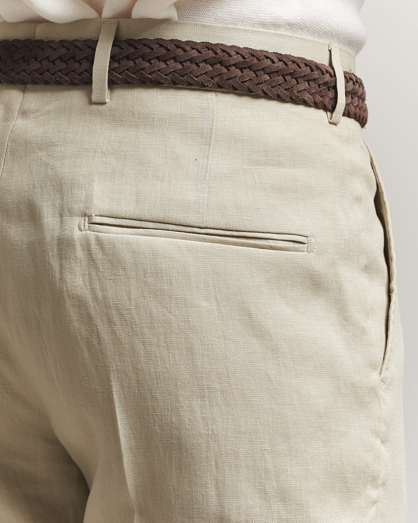 Heren | Broeken | Tiger of Sweden | Tenuta Linen Suit Trousers Cream Sand