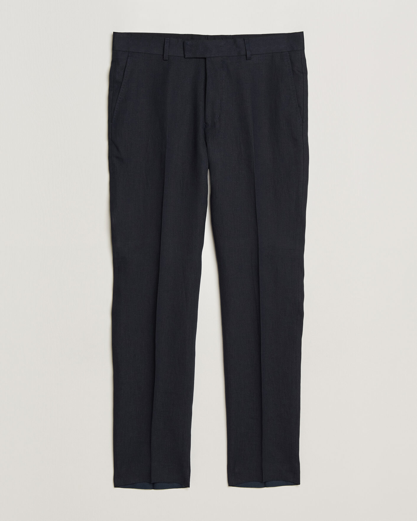 Heren | Broeken | Tiger of Sweden | Tenuta Linen Suit Trousers Midnight Blue