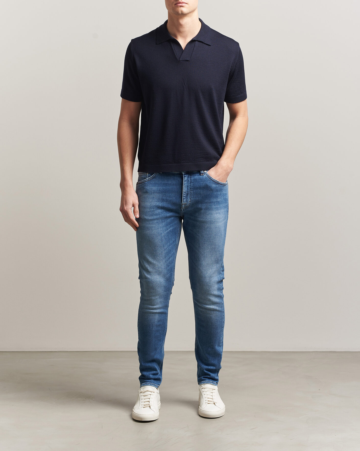 Heren | Broeken | Tiger of Sweden | Evolve Jeans Medium Blue