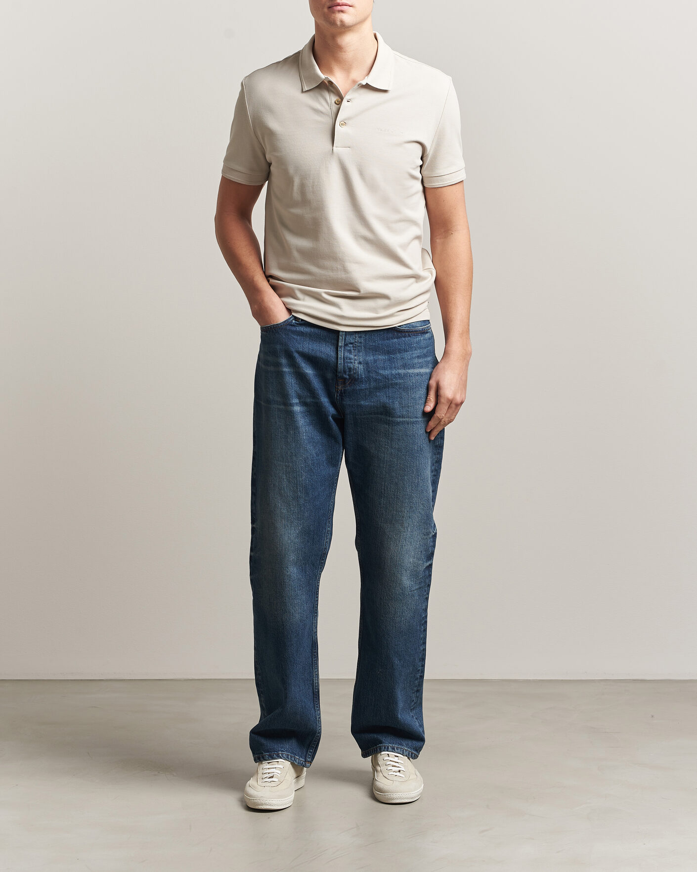 Homme | Polos | Tiger of Sweden | Darios Polo Seline Grey