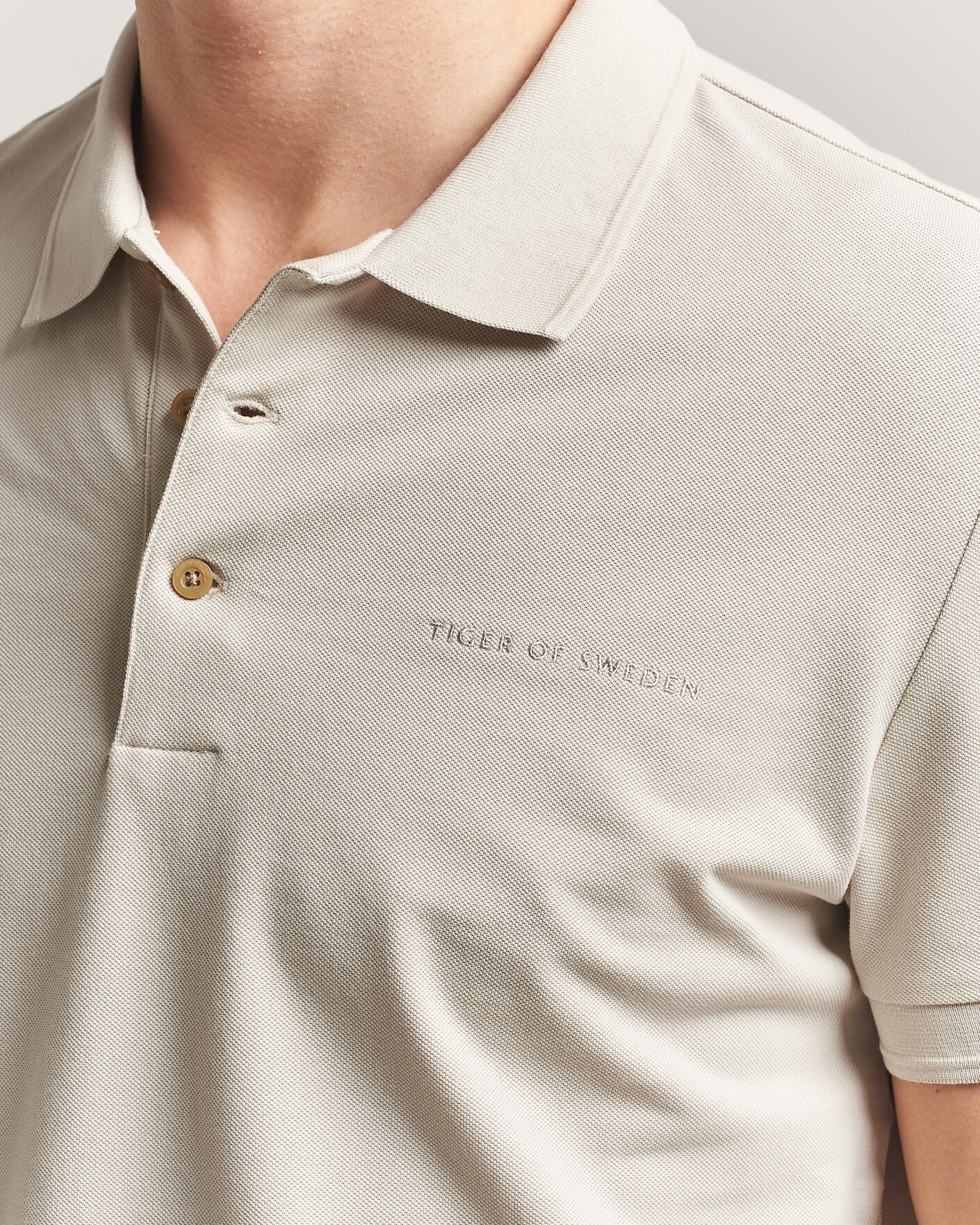 Heren | Polo's | Tiger of Sweden | Darios Polo Seline Grey