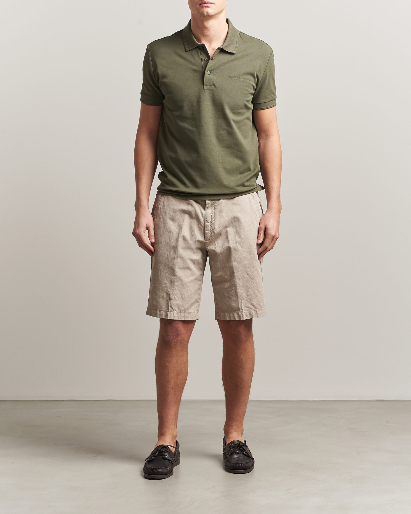 Homme | Polos | Tiger of Sweden | Darios Polo Kalamata Green