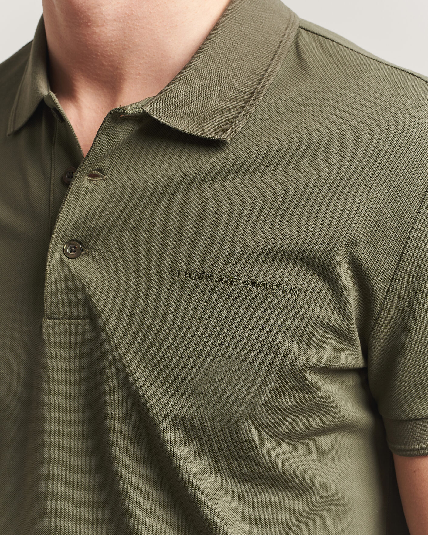 Homme | Polos | Tiger of Sweden | Darios Polo Kalamata Green
